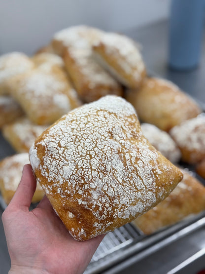Sourdough Ciabatta Rolls (six rolls per order)