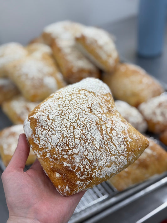 Sourdough Ciabatta Rolls (six rolls per order)