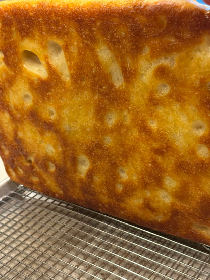 LIMITED EDITION: Green Olive Focaccia