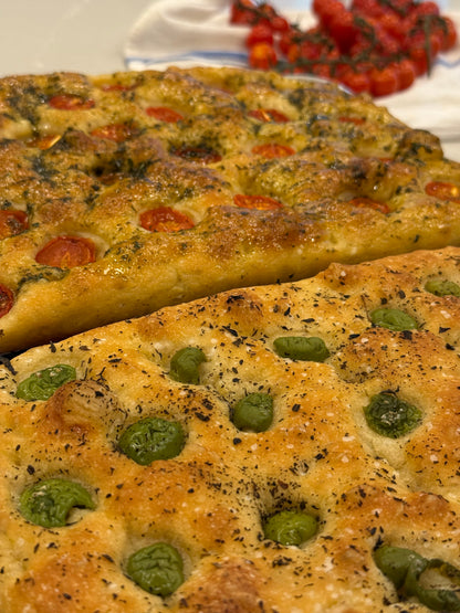LIMITED EDITION: Green Olive Focaccia